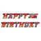 Autóverseny Race Happy Birthday papír felirat 220 cm