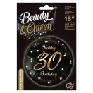 Happy Birthday 30 B&C Gold fólia lufi 36 cm Happy Birthday 30 B&C Gold fólia lufi 36 cm