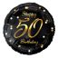 Happy Birthday 50 B&C Gold fólia lufi 36 cm