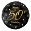 Happy Birthday 50 B&C Gold fólia lufi 36 cm