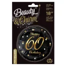 Happy Birthday 60 B&C Gold fólia lufi 36 cm Happy Birthday 60 B&C Gold fólia lufi 36 cm