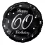 Happy Birthday 60 B&C Silver fólia lufi 36 cm