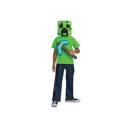Minecraft Green csákány és maszk szett