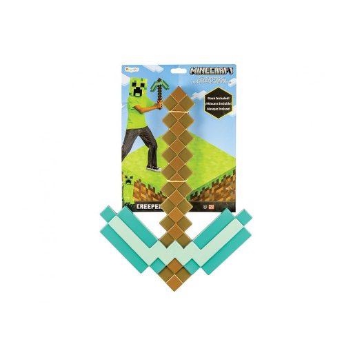Minecraft Green csákány és maszk szett