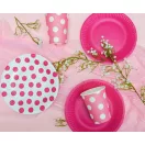 Bíborvörös Solid Magenta papírtányér 6 db-os 18 cm