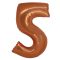 Réz 5-ös Copper szám fólia lufi 76 cm