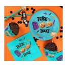 Halloween Boo papírtányér 6 db-os 18 cm Halloween Boo papírtányér 6 db-os 18 cm