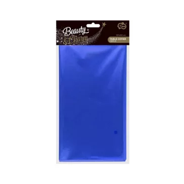 Sötétkék Metallic fólia asztalterítő 137x183 cm