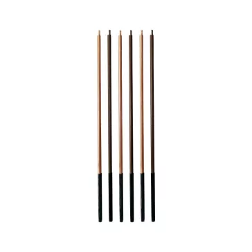 Barna Metallic tortagyertya, gyertya szett 6 db-os