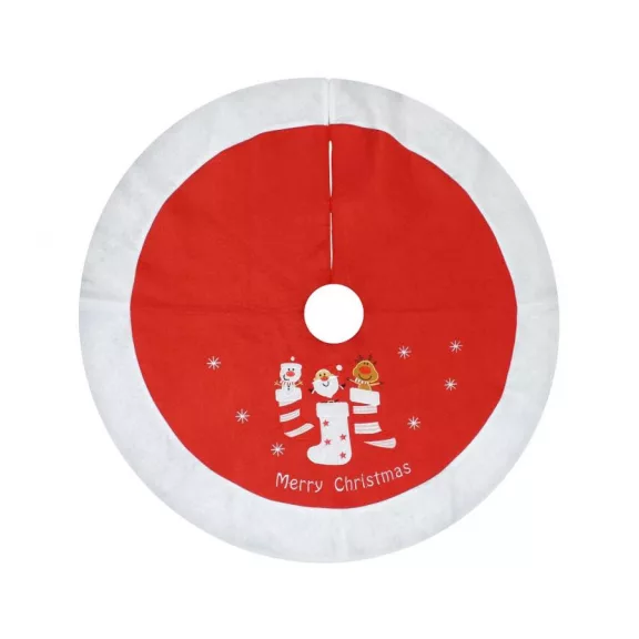 Piros Red Karácsonyfa szoknya, alátét 80 cm Piros Red Karácsonyfa szoknya, alátét 80 cm