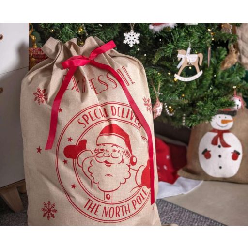 Mikulás Santa zsák 100 cm