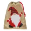 Mikulás zsák Gnome 24 cm