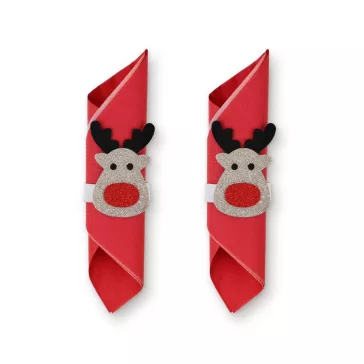 Rénszarvas Deer szalvétagyűrű szett