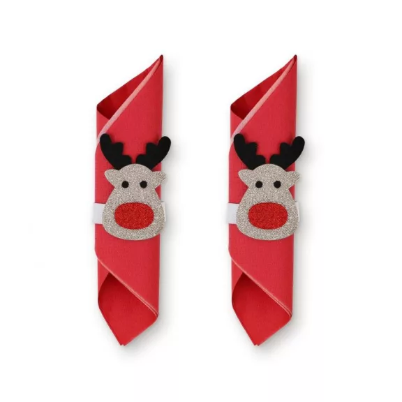 Rénszarvas Deer szalvétagyűrű szett Rénszarvas Deer szalvétagyűrű szett