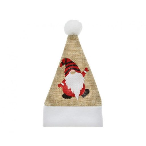 Karácsonyi Gnome evőeszköz kabát 11 cm