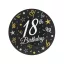 Happy Birthday 18 B&C papírtányér 6 db-os 18 cm