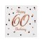 Happy Birthday 60 B&C White szalvéta 20 db-os 33x33 cm