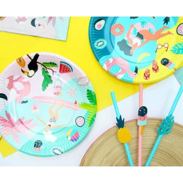 Nyár Beach papírtányér 6 db-os 18 cm