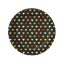 Szerelem XOXO Black papírtányér 6 db-os 18 cm