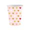 Szerelem XOXO Pink papír pohár 6 db-os 250 ml