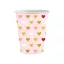 Szerelem XOXO Pink papír pohár 6 db-os 250 ml