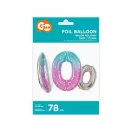 Űr Space 0-ás szám fólia lufi 78 cm Űr Space 0-ás szám fólia lufi 78 cm