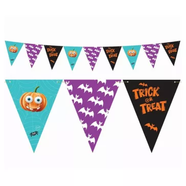 Halloween Boo zászlófüzér 250 cm