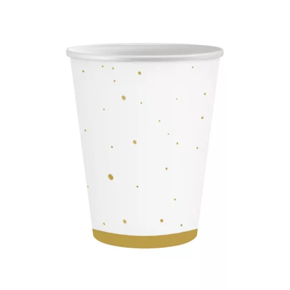 Arany Gold Celebrate papír pohár 6 db-os 250 ml Arany Gold Celebrate papír pohár 6 db-os 250 ml