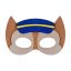 Kutyás Dog Brigade Police filc maszk 18 cm