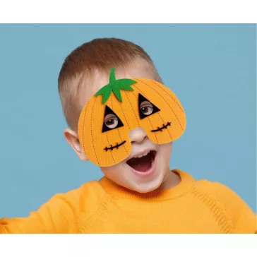 Tök Orange filc maszk 19 cm