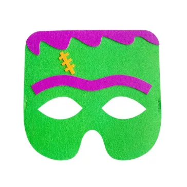 Szörny Green filc maszk 18 cm