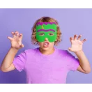 Szörny Green filc maszk 18 cm