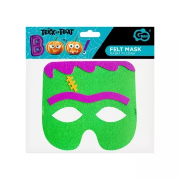 Szörny Green filc maszk 18 cm