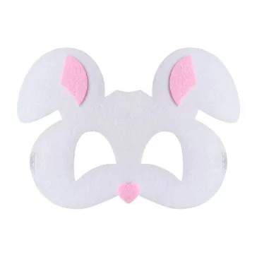 Nyuszi Rabbit filc maszk 18,5 cm