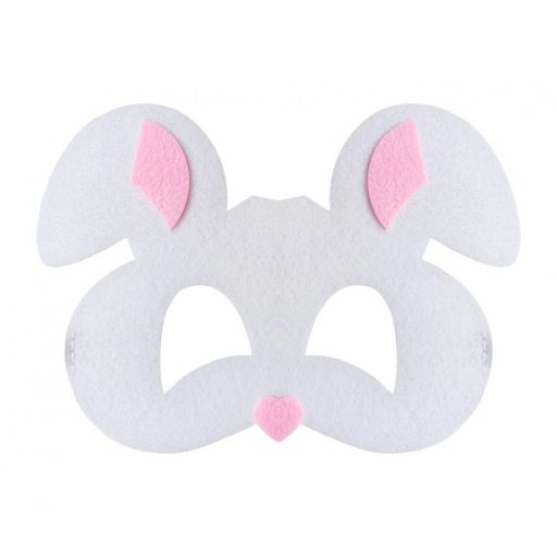 Nyuszi Rabbit filc maszk 18,5 cm