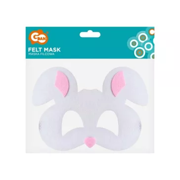 Nyuszi Rabbit filc maszk 18,5 cm
