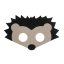 Sün Hedgehog filc maszk 17,5 cm