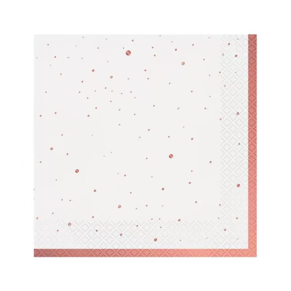 Rózsaszín Rose Gold Celebrate szalvéta 20 db-os 33x33 cm Rózsaszín Rose Gold Celebrate szalvéta 20 db-os 33x33 cm