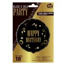 Happy Birthday B&C Gold party fólia lufi 36 cm Happy Birthday B&C Gold party fólia lufi 36 cm