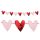 Szerelem Hearts girland 200 cm