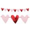 Szerelem Hearts girland 200 cm