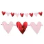 Szerelem Hearts girland 200 cm
