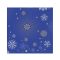 Karácsonyi Navy Blue Snowflakes szalvéta 20 db-os 33x33 cm