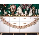 Merry Christmas Brown Bow felirat 250 cm Merry Christmas Brown Bow felirat 250 cm