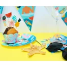 Nyár Surfing muffin dísz 6 db-os Nyár Surfing muffin dísz 6 db-os