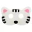 Cicás Cat filc maszk 18 cm