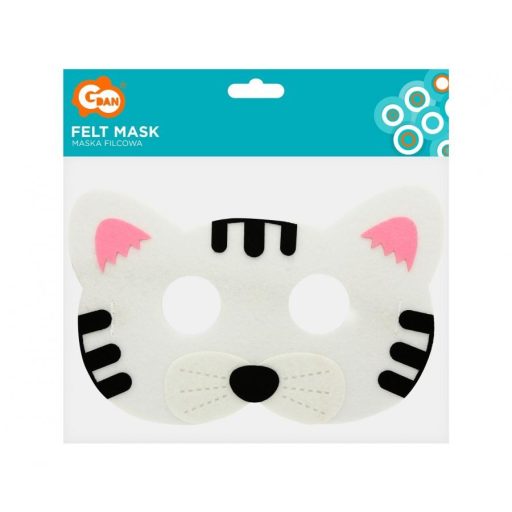 Cicás Cat filc maszk 18 cm