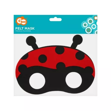 Katicabogár Ladybug filc maszk 18,5 cm