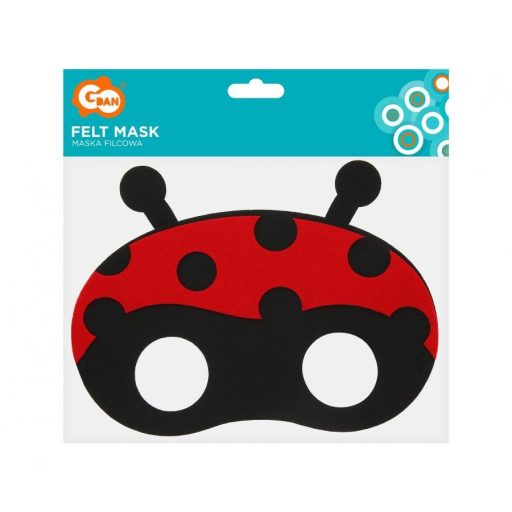 Katicabogár Ladybug filc maszk 18,5 cm