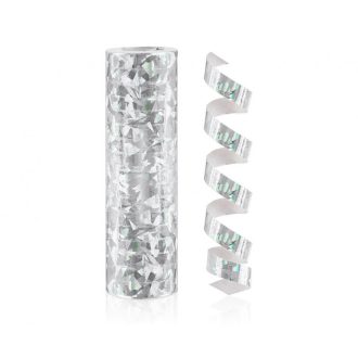 Ezüst Holographic szerpentin 4 m